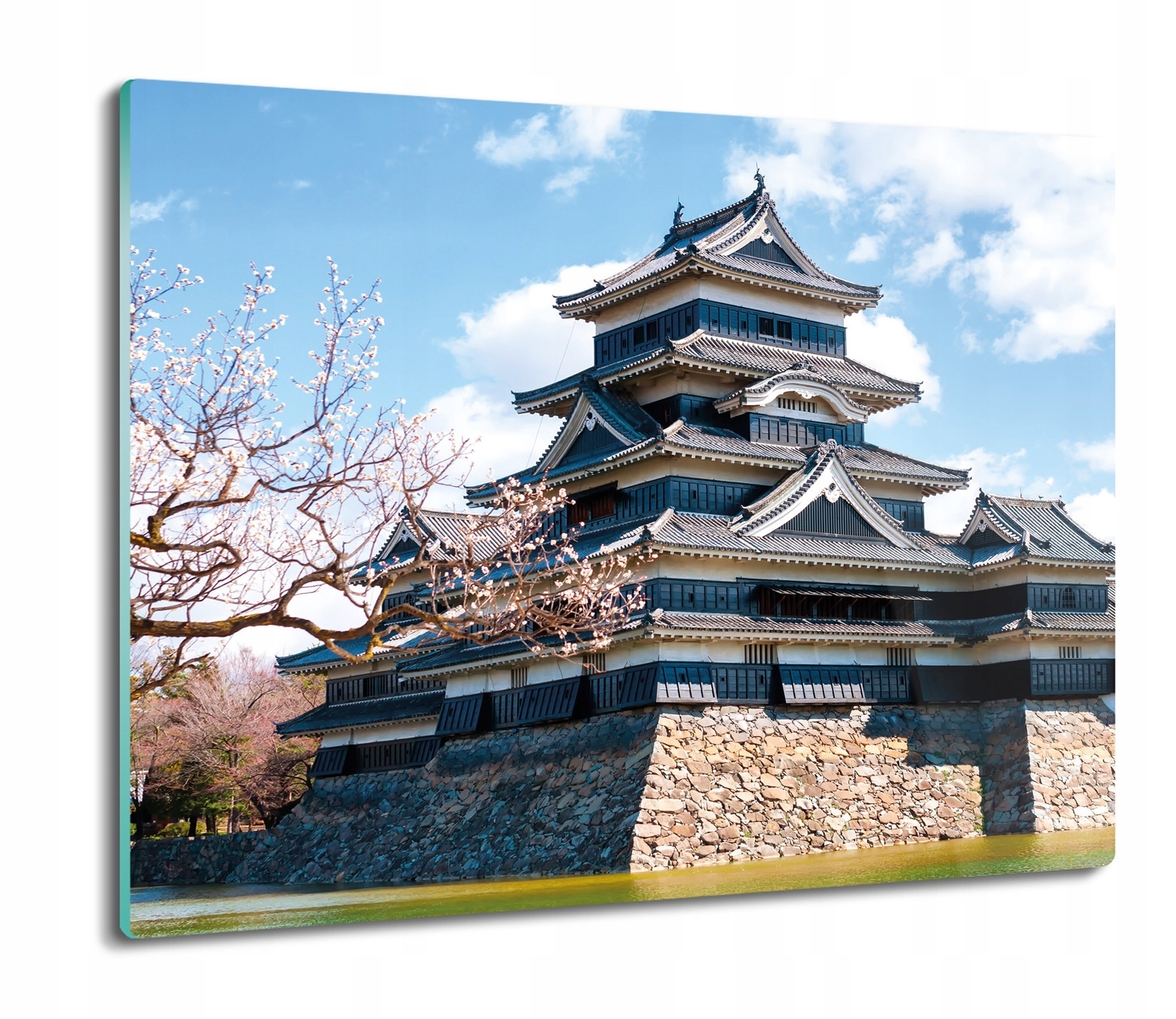 Zámek Japonsko 60x52 obdélníková krájecí deska