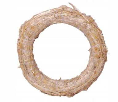 

Wianek Słomiany słoma baza pod kompozycje 20 cm