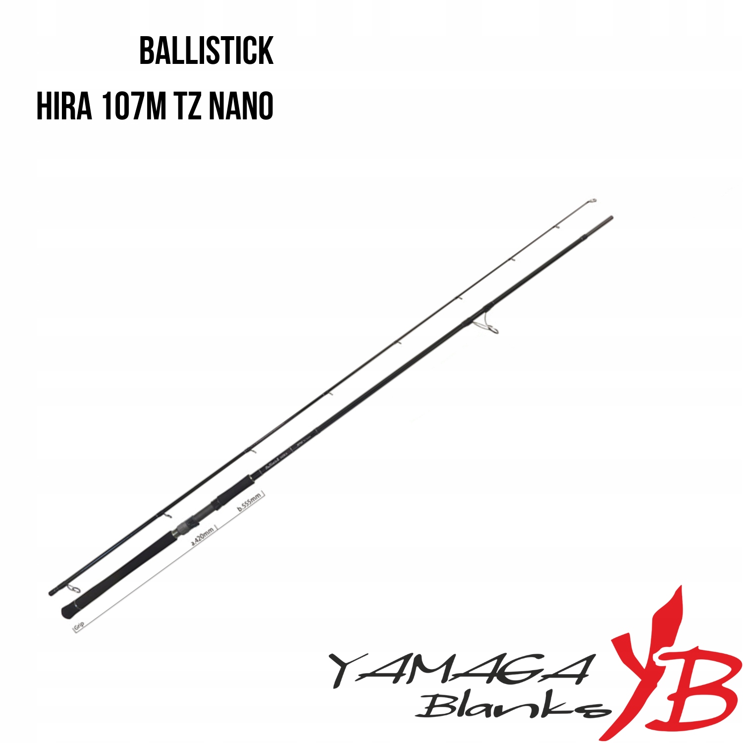 Wędka spinningowa Yamaga Blanks Ballistick Hira 107M Tz Nano