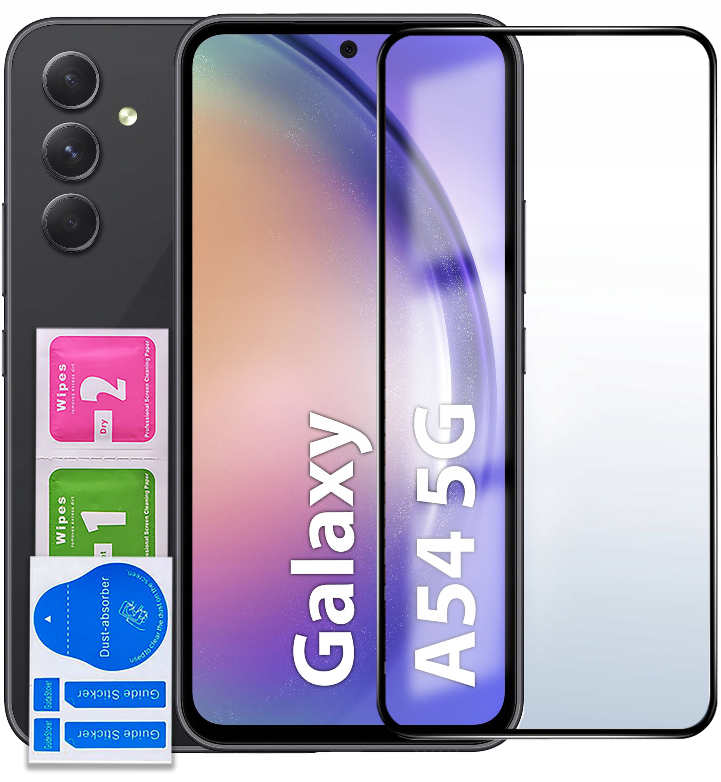 Szkło Szybka do Samsung Galaxy A54 5G Pełne Na Cały Ekran 5D 9H