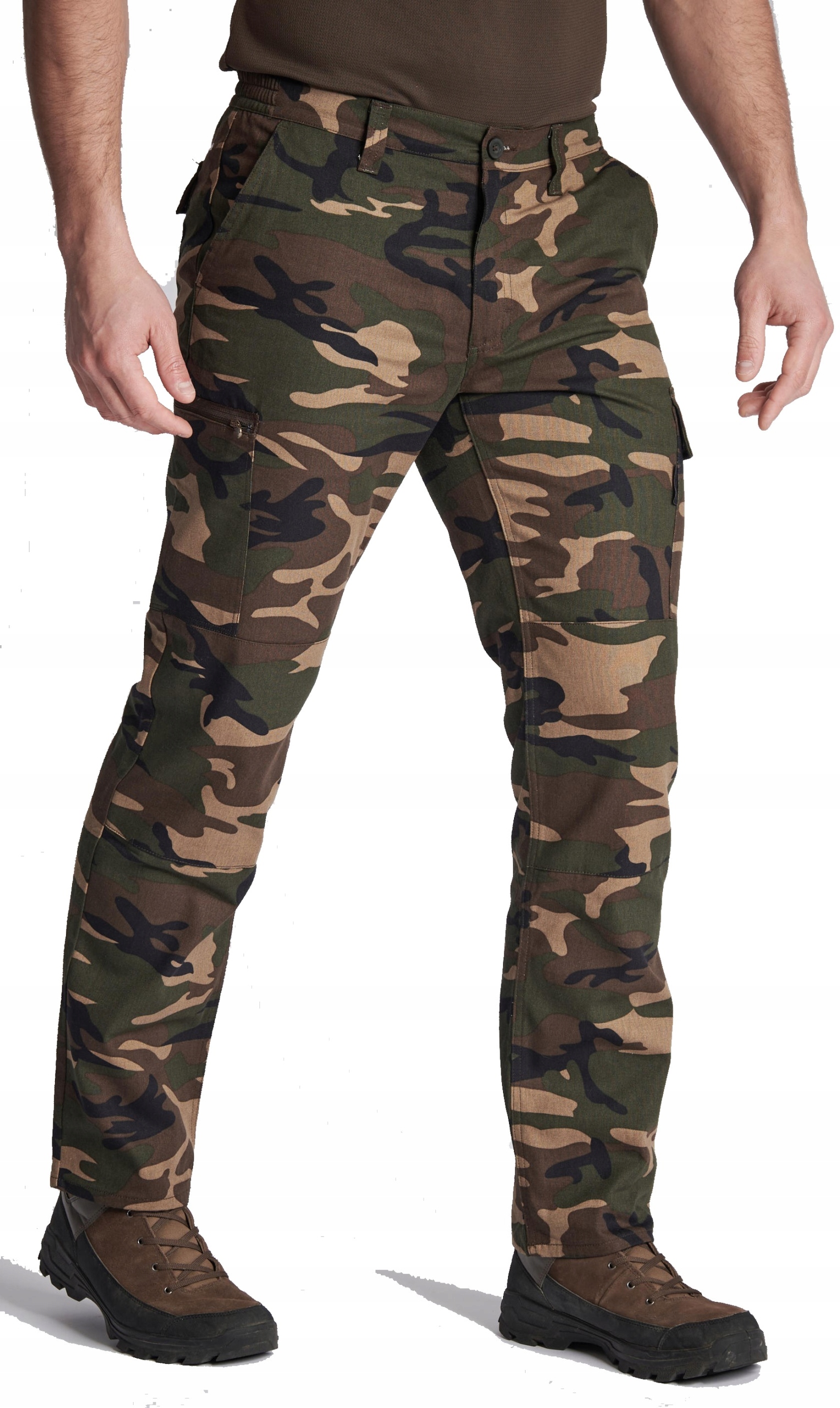 Spodnie Myśliwskie Leśne Bojówki Panterka Myśliwy Polowanie Dzik Sarna L