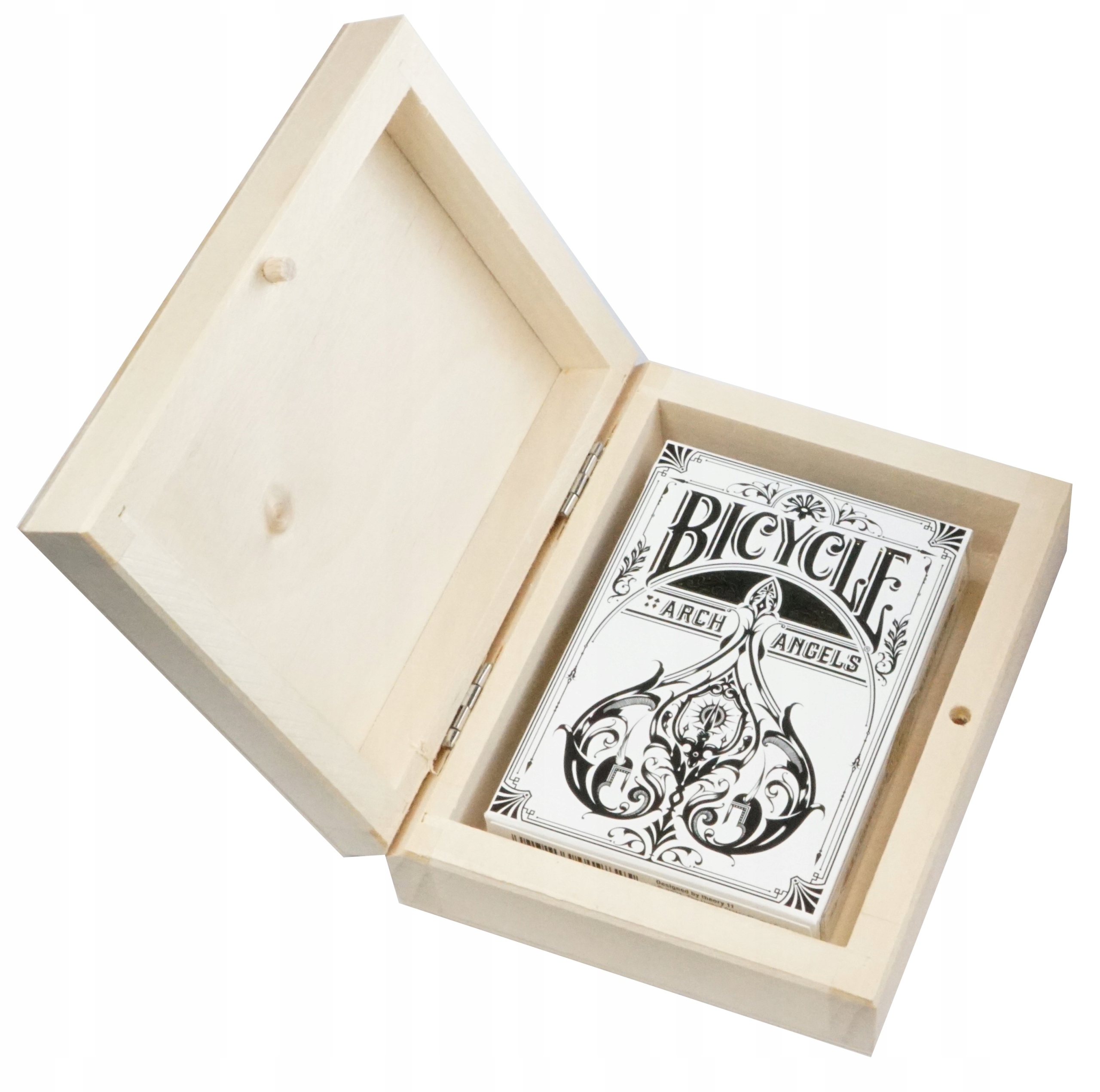 Karty do Gry Bicycle Archangels 1 Talia w Drewnianym Pudełku