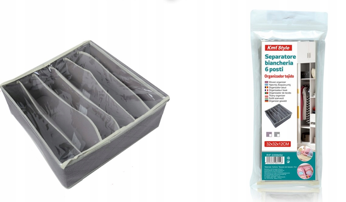 

Organizer Na Bieliznę Z 6 Przegródkami