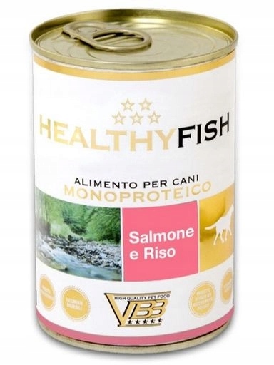 5 x Healthy Meat Pes Mono Losos a rýže konzerva 400 g