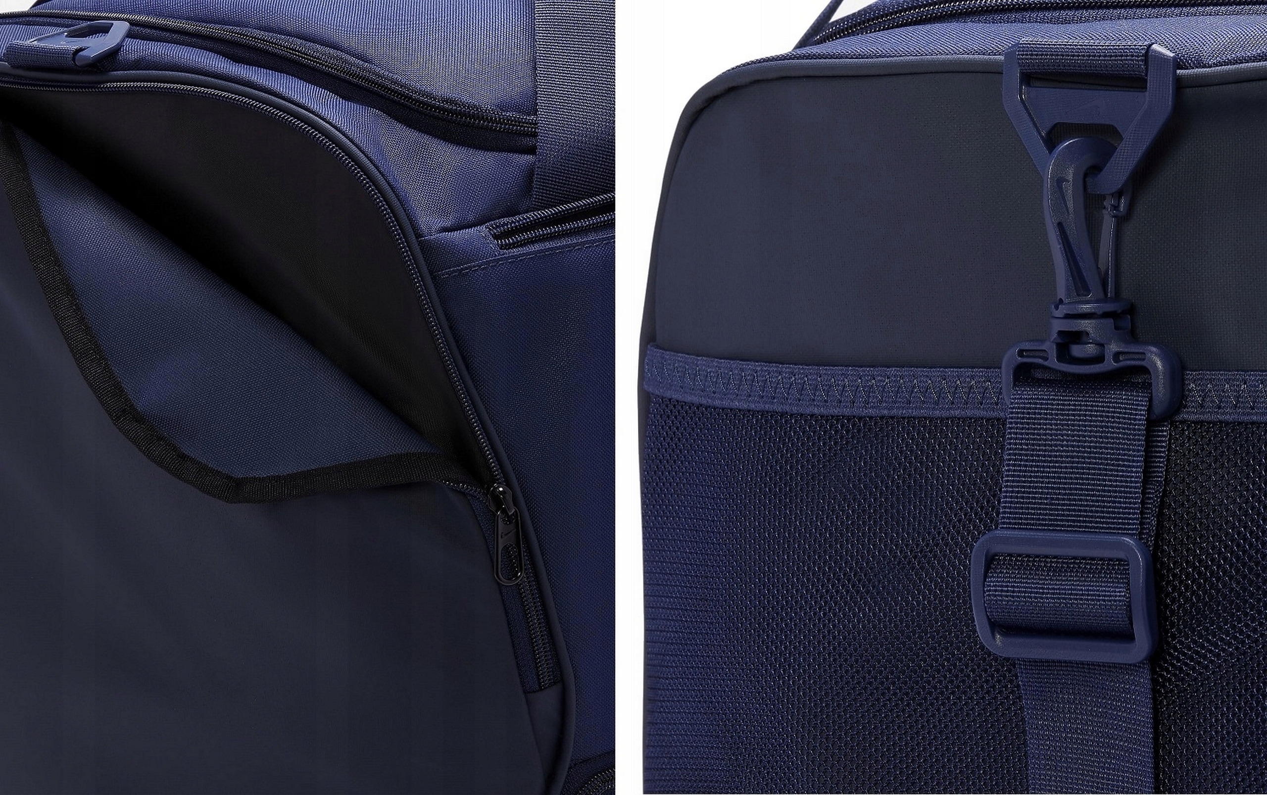 TORBA SPORTOWA NIKE TRENINGOWA MĘSKA DAMSKA FITNESS BASEN NA RAMIĘ 60L r.M Materiał dominujący poliester