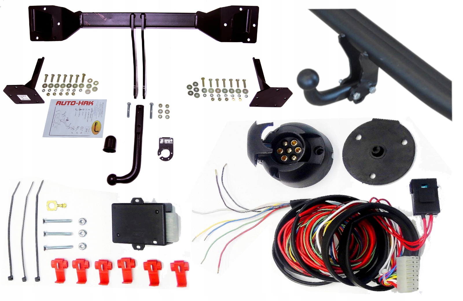 

Bmw X5 E53 00 do 2007 Z MODUŁEM7PIN Hak Holowniczy