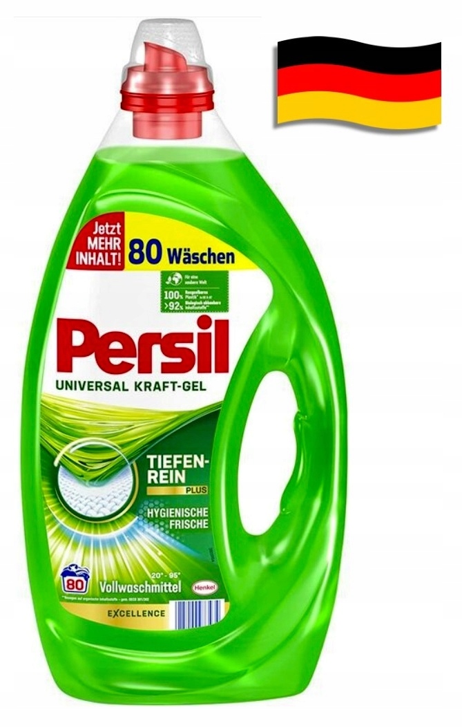 Levně Německý gel na praní Persil 80 praní, 4 l, univerzální