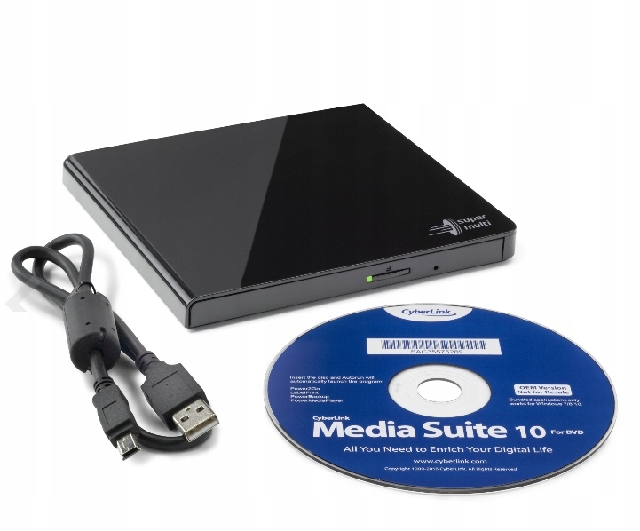 Nagrywarka DVD Usb SuperMulti GP57EB40 Slim Czarna Box Soft