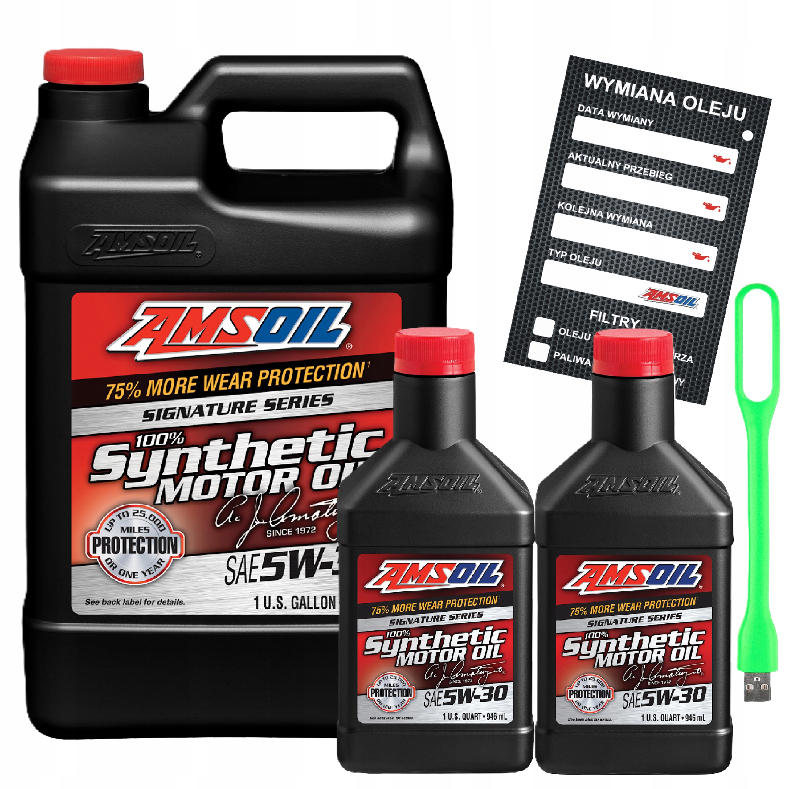 Amsoil 5W30 Signature Syntetyczny Olej Silnikowy 100% Syntetyk Asl 5,676l