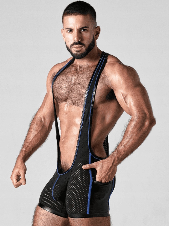 Locker Gear Cargo Singlet Blue
