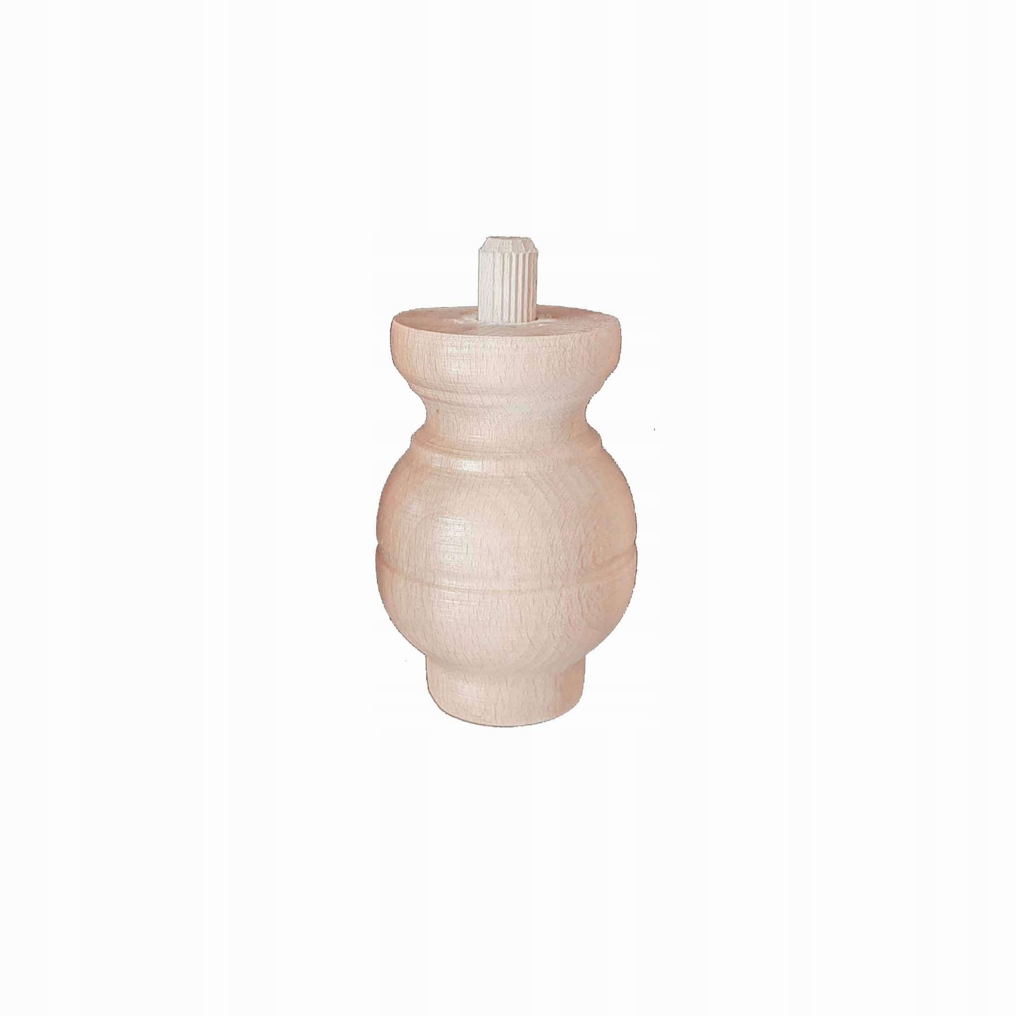 

Toczona noga do mebli drewniana H-80 TOE-56 surowa