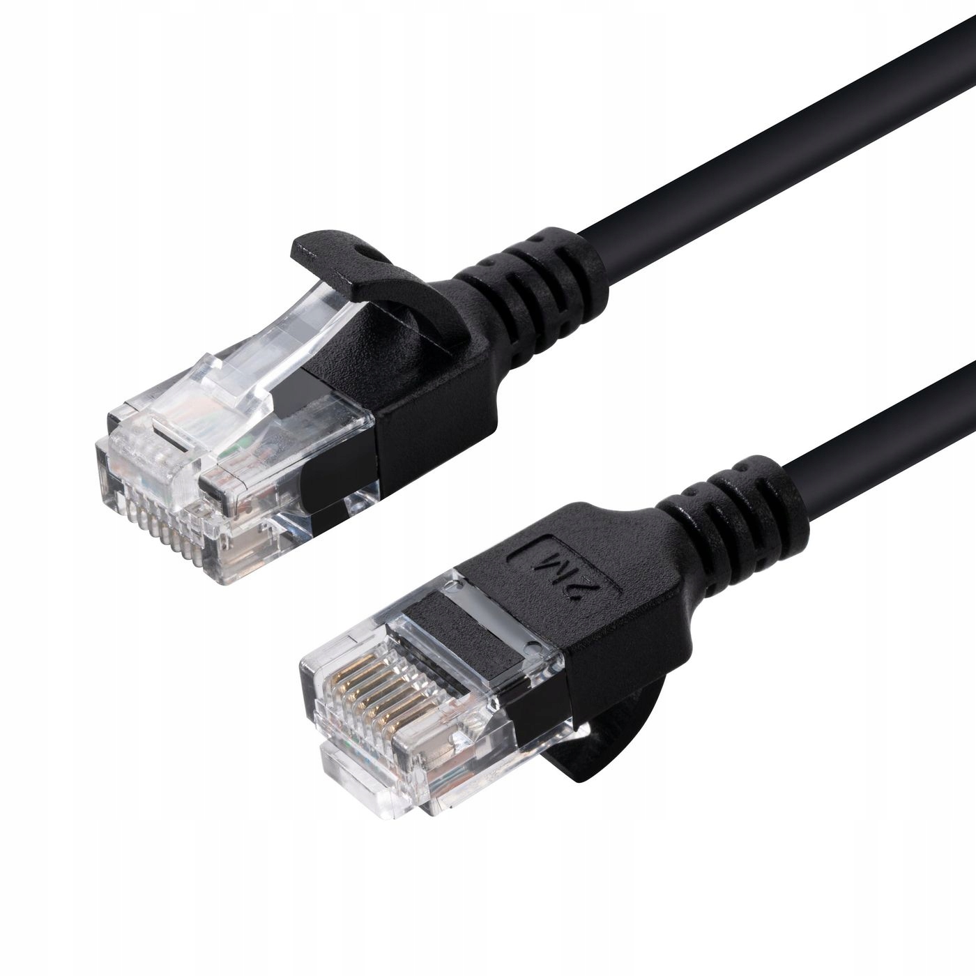 MicroConnect U/UTP CAT6A Slim 5M czarny