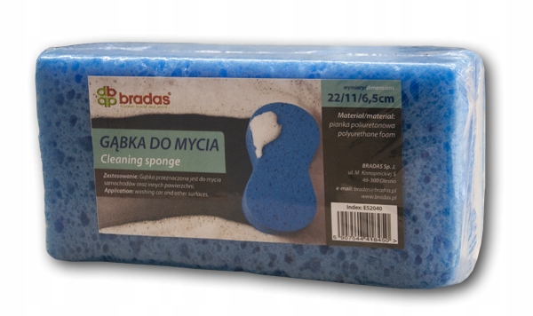 GĄBKA DO MYCIA SAMOCHODU AUTA Producent Bradas