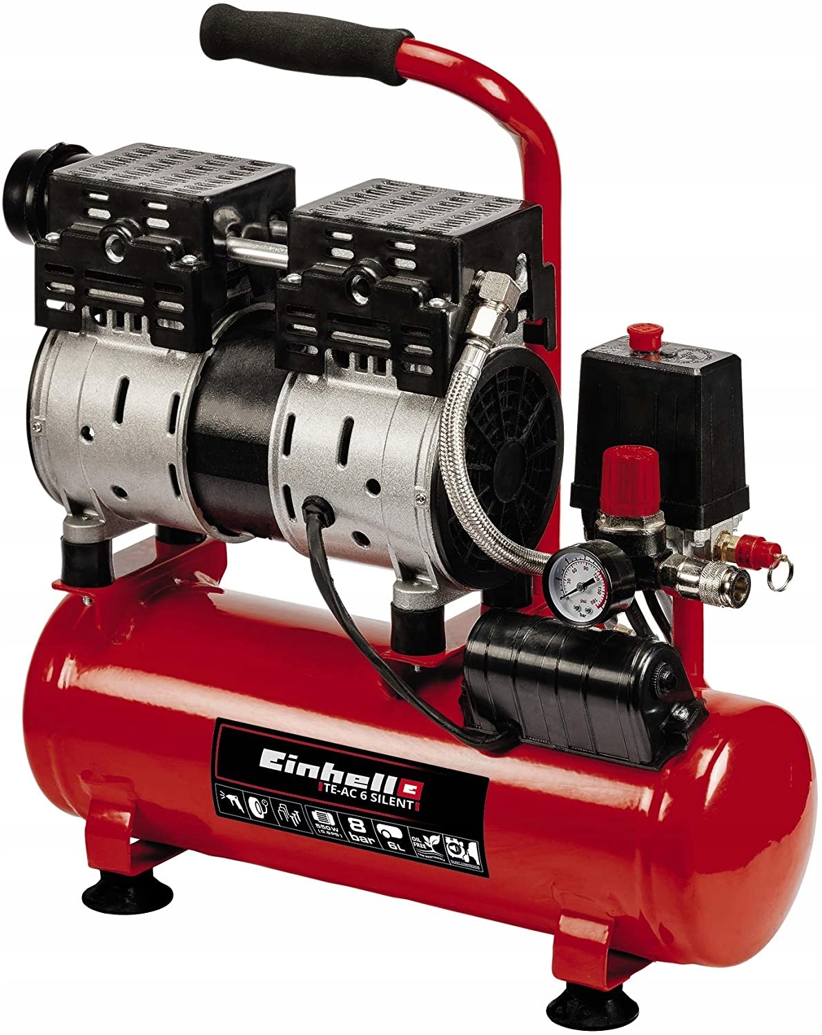 Einhell Bezolejový Kompresor Te-ac 6 Silent 4020600