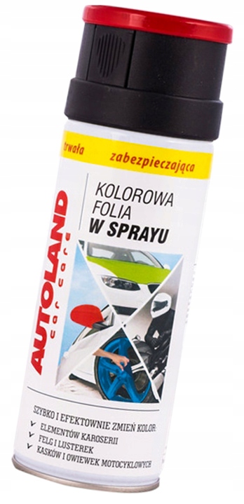 

Folia W Sprayu Czerwona Połysk Czerwień 400ml