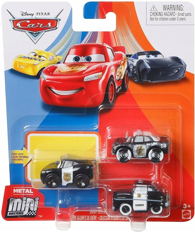 

Auta Cars mini racers zestaw 3 autka GKG60