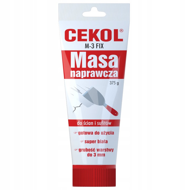 

Masa naprawcza Cekol do ścian, sufitów 375g M-3FIX