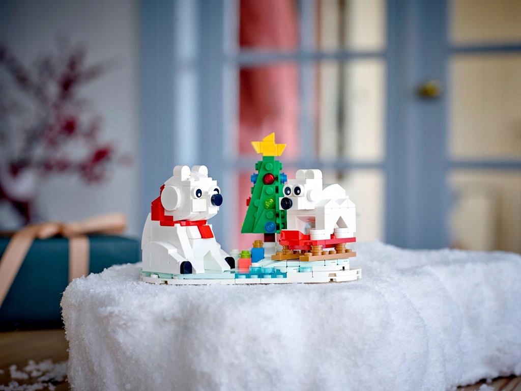 KLOCKI LEGO 40571 ZIMOWE NIEDŹWIEDZIE POLARNE PREZENT NA DZIEN DZIECKA Marka LEGO