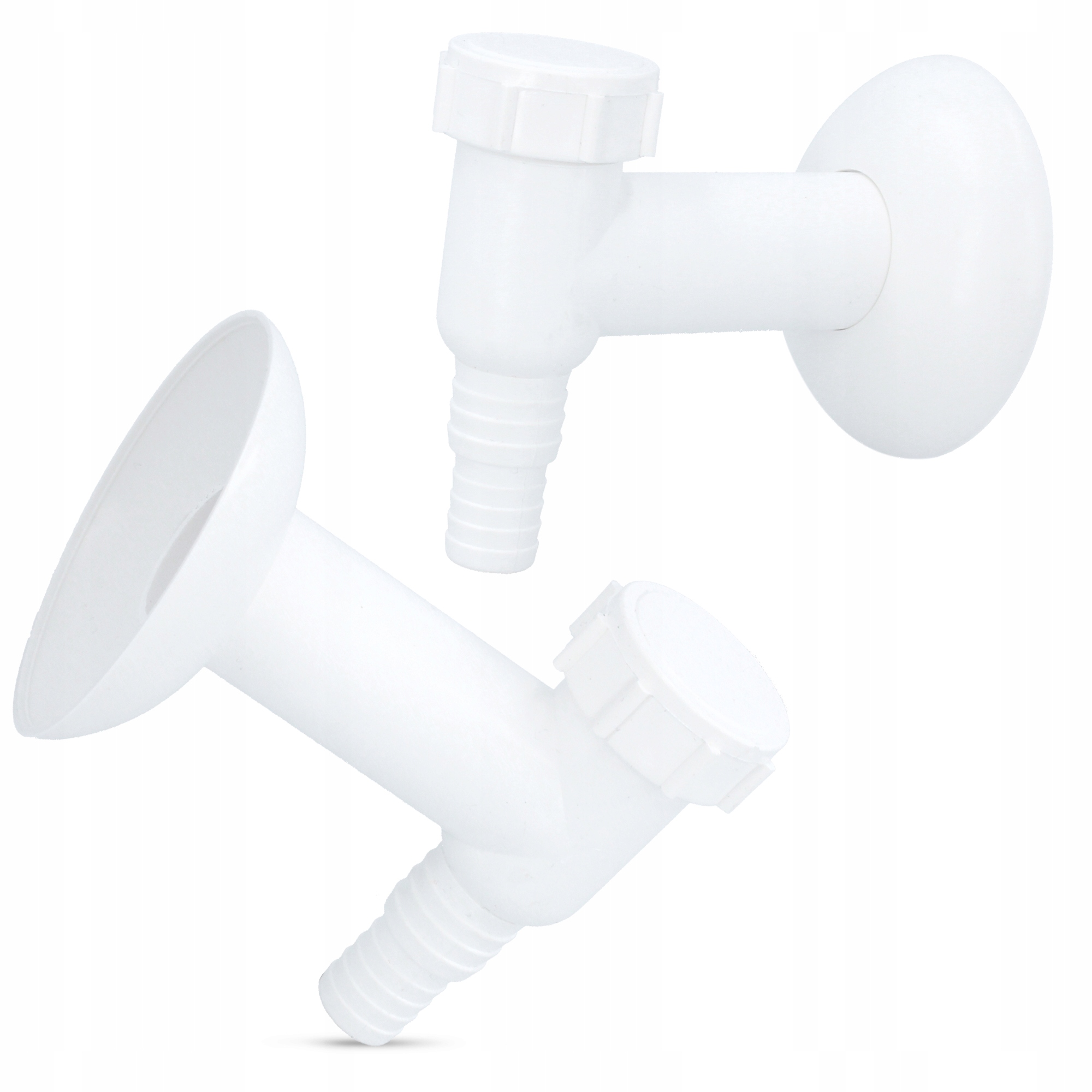 Syfon Odpływ Pralki Zmywarki Kulka Nadtynkowy Natynkowy Biały fi 32 mm PVC Rodzaj pralkowy