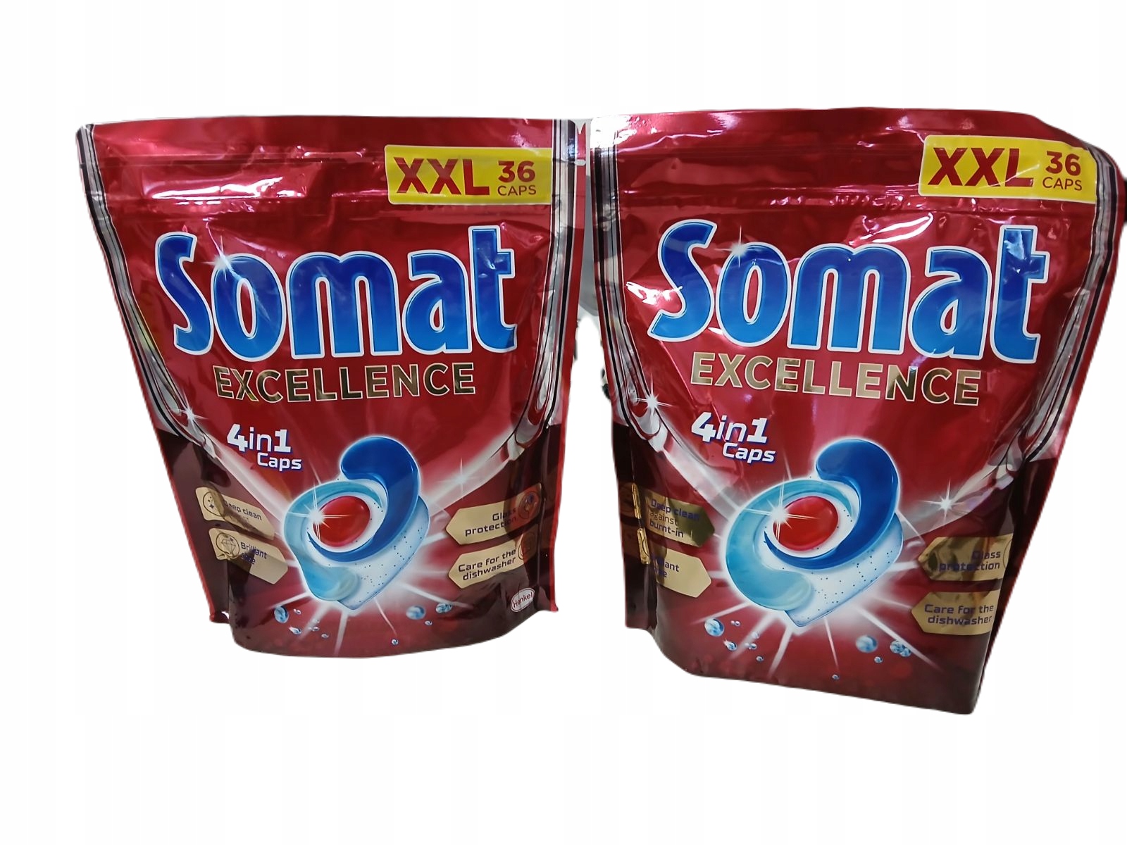 Levně Kapsle do myčky Somat Excellence 4v1 36 ksx2