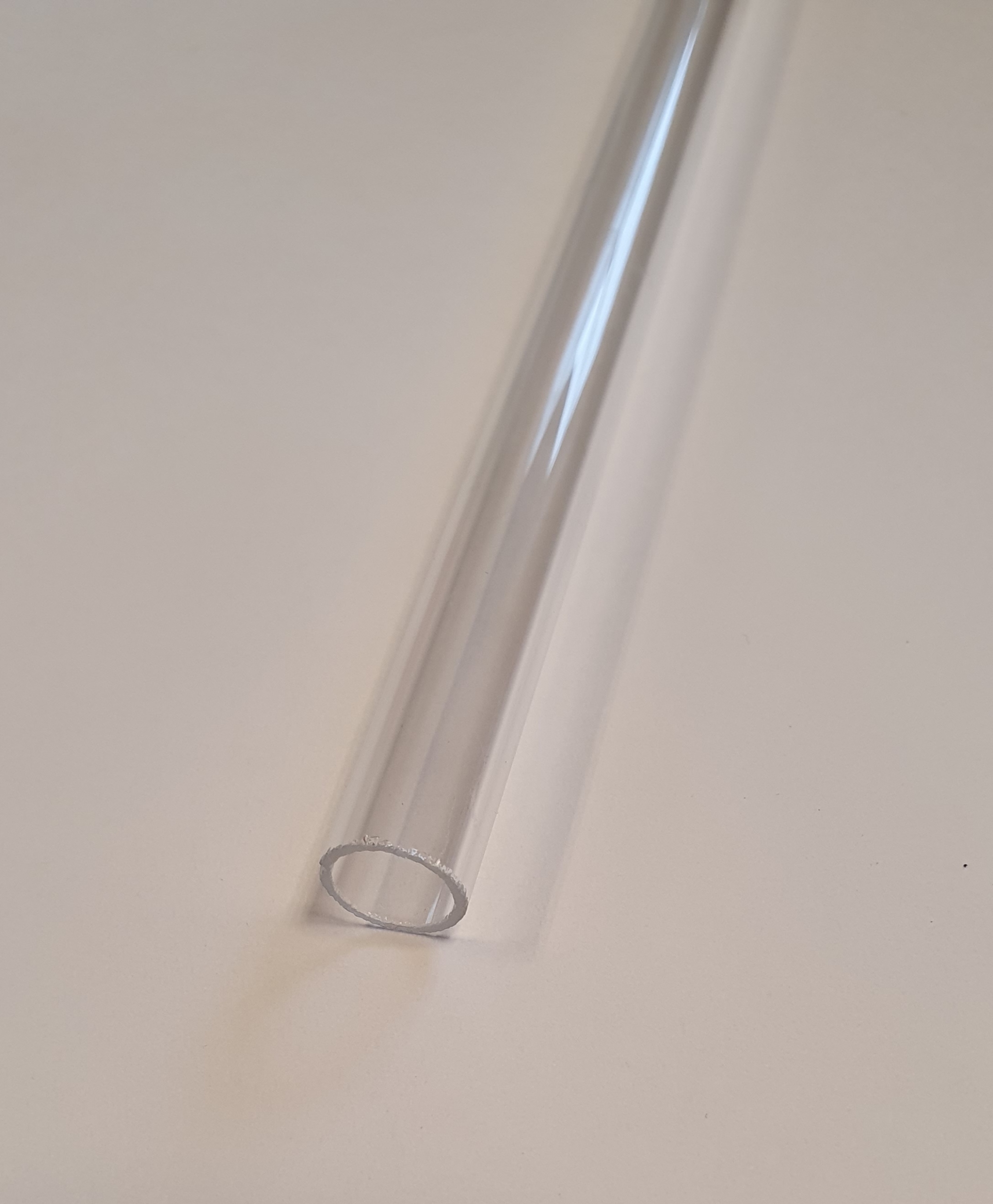 Rura szklana kwarcowa 10x1,0x370mm