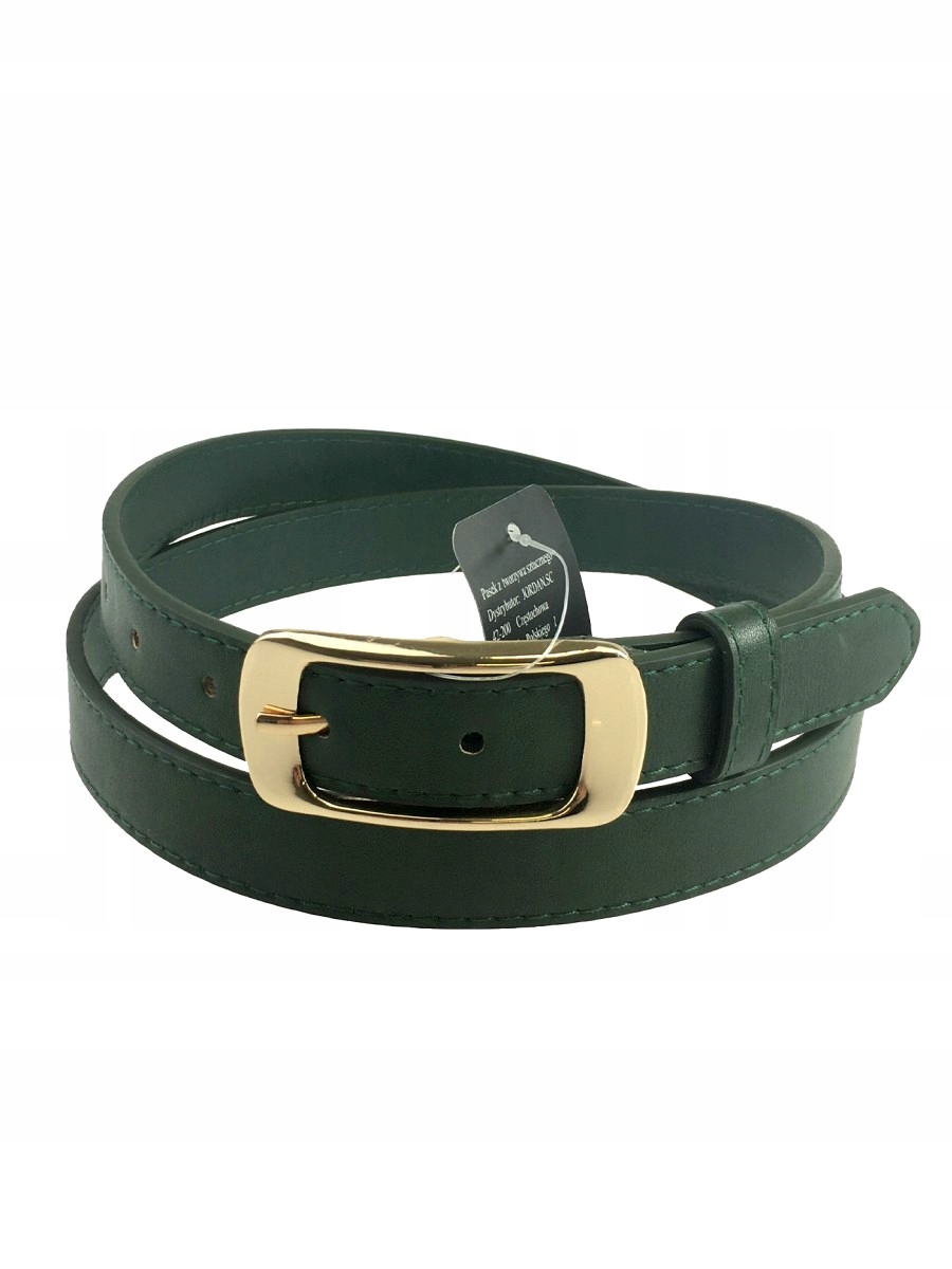 

Pasek Do Spodni Ekoskóra Klamra Wąski Damski 2484