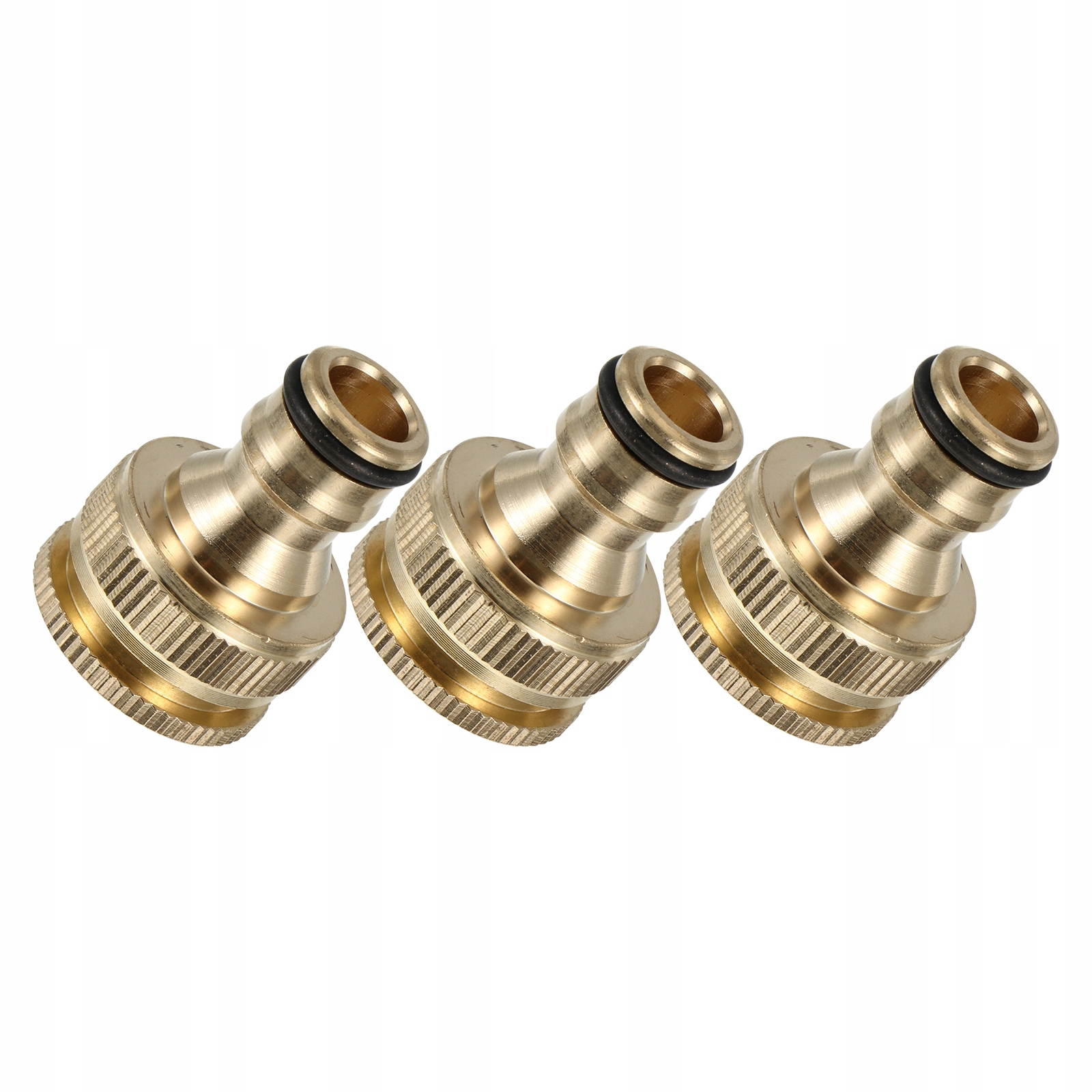 SZYBKOZŁĄCZKA WĘŻA OGRODOWEGO ZŁĄCZKA AKCESORIÓW RURA MOSIĘŻNA 3 SZT.