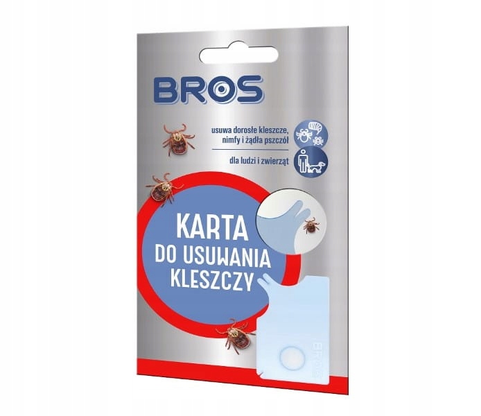

Bros Karta do usuwania kleszczy 1szt.