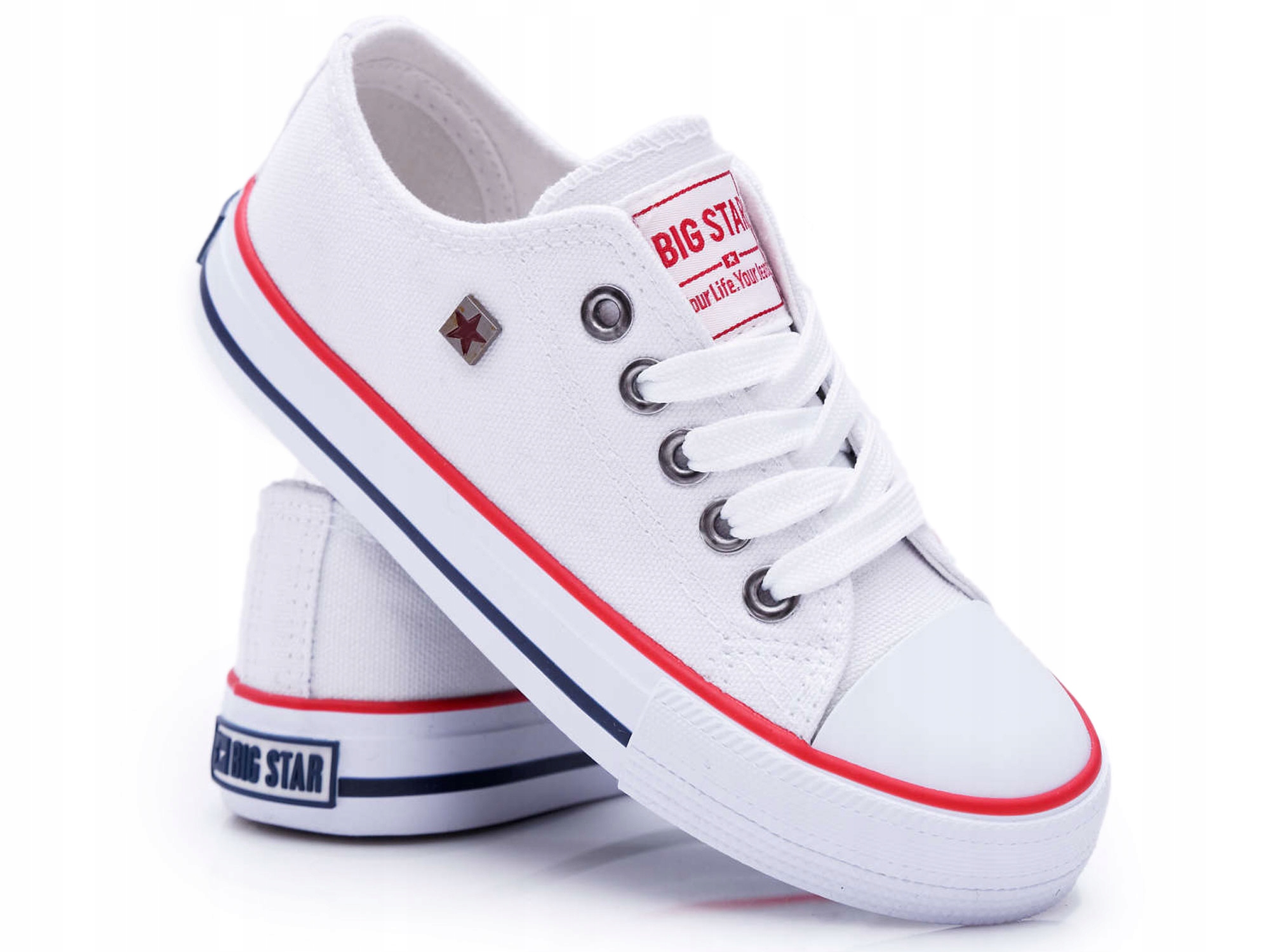 

Dziecięce Trampki Big Star FF374200 Białe 33