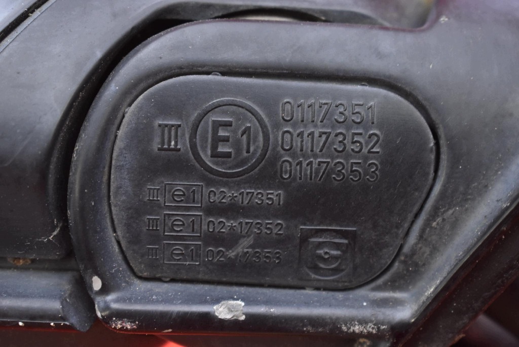 mirror right black, EU 0117351 BMW E39 90-00 5 PIN