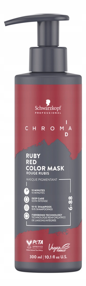 Schwarzkopf Chroma ID Barvící maska 300 ml Ruby Red (6-88)
