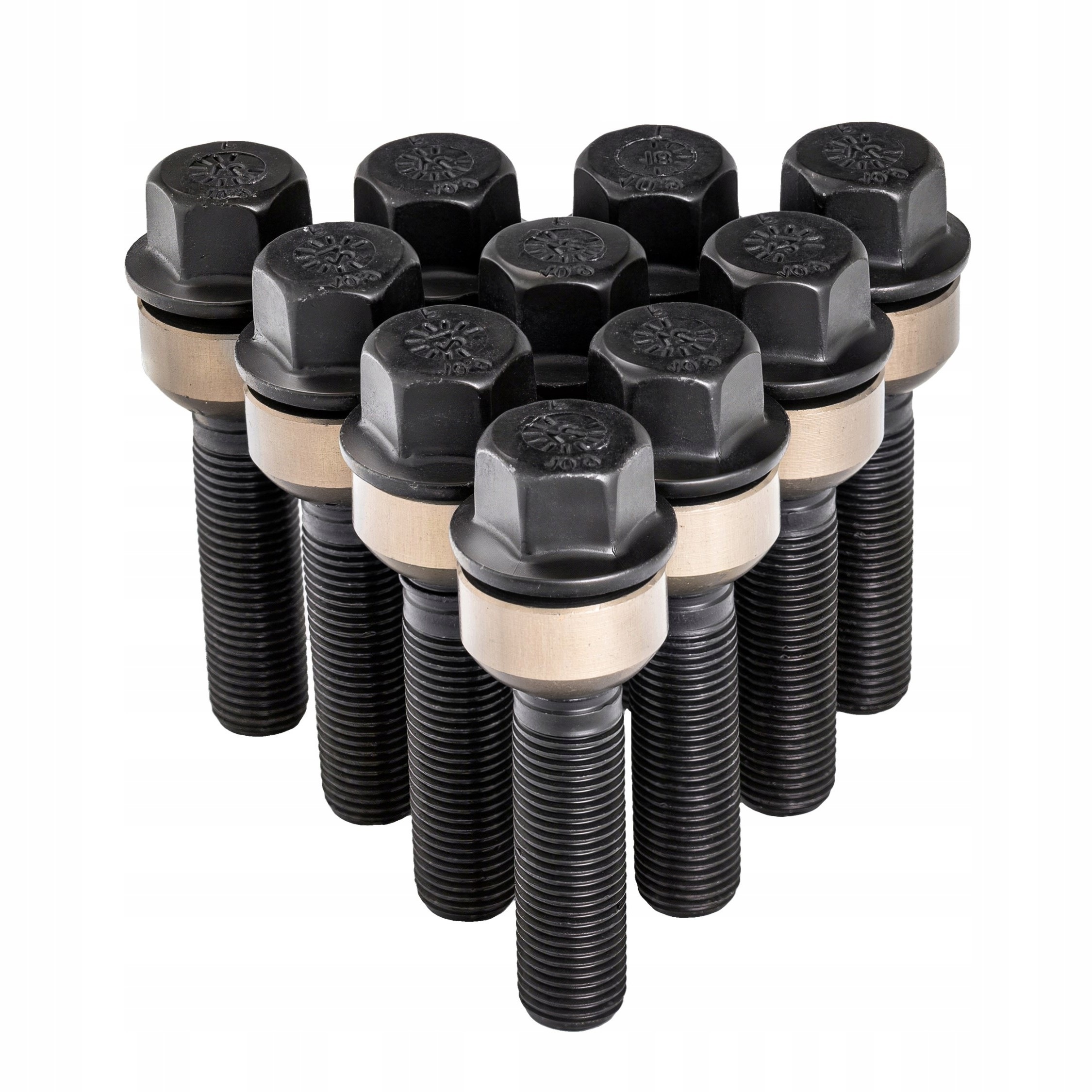 10 x Dlouhé Šrouby M14x1.5x45mm Kula R14 Klíč 19
