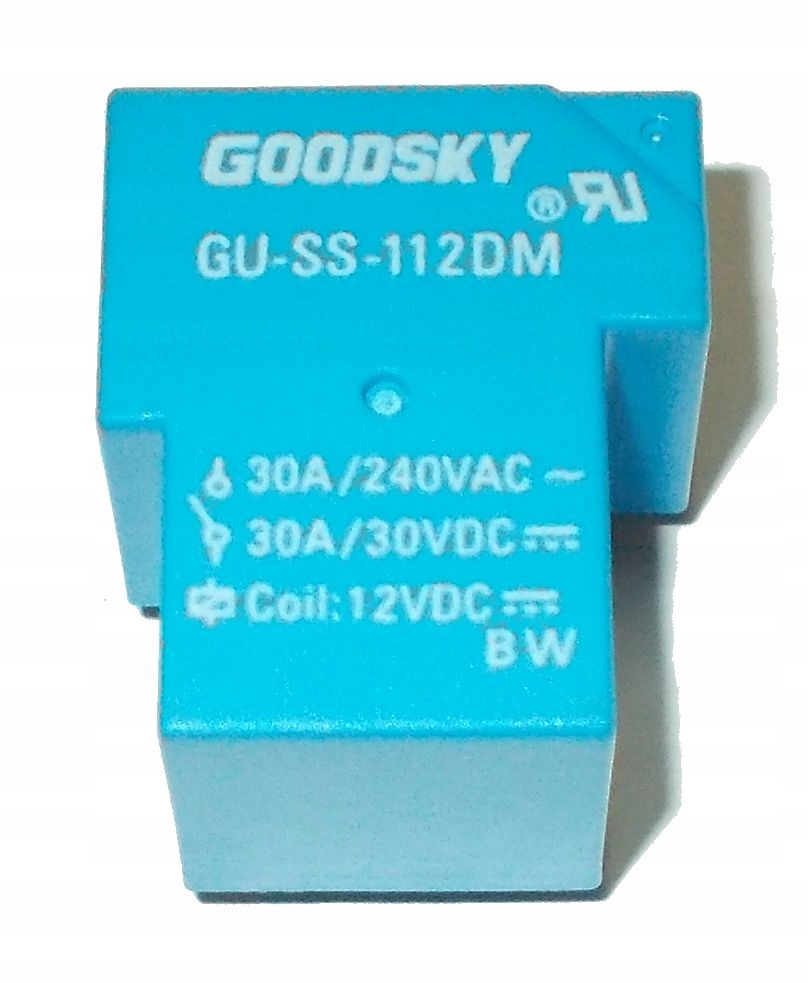 

Przekaźnik cewka 12V 30A GU-SS-112DM Goodsky