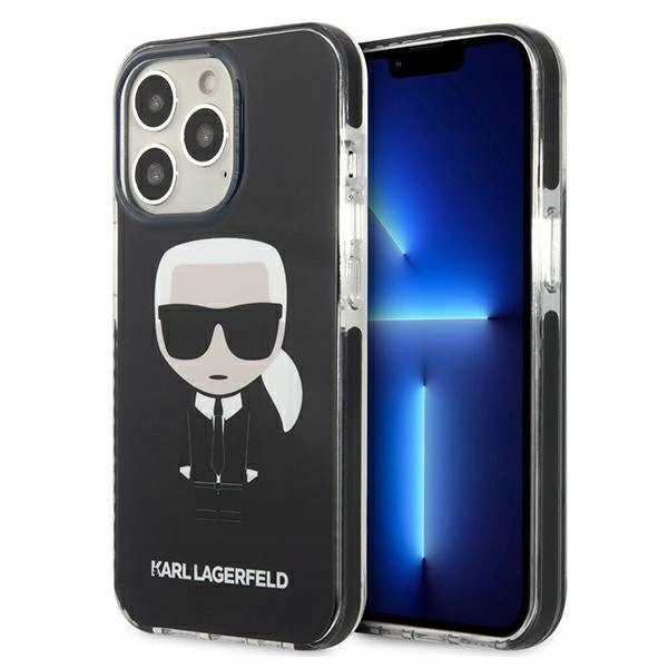 Pouzdro Karl Lagerfeld Iconik Karl pro iPhone 13 Pro iPhone 13 černé