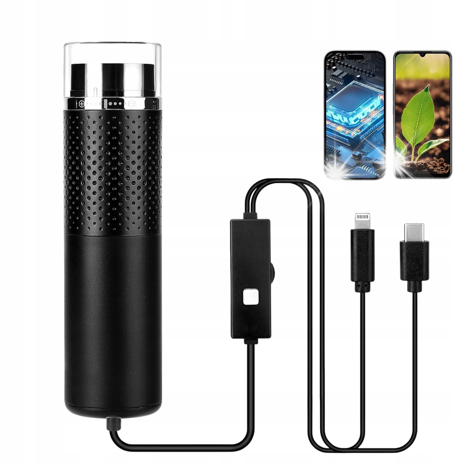 Digitální Mikroskop 2MP 8 Led Diodami 10X-200X Android iOS Usb Přiblížení