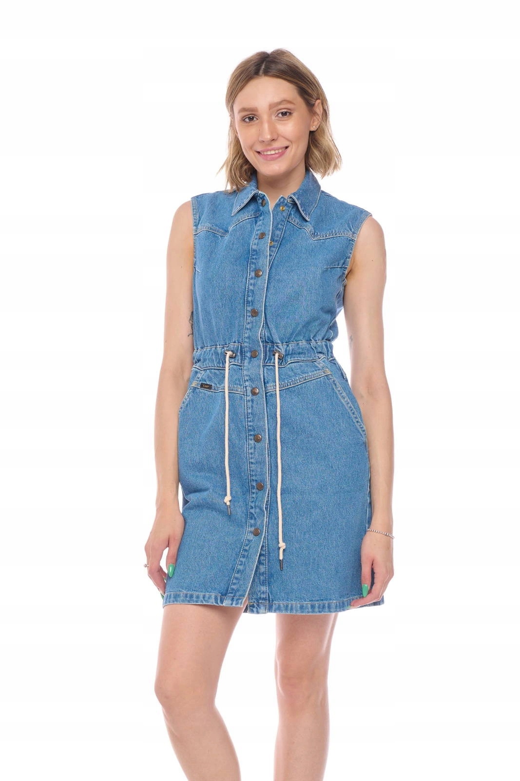 Dámské šaty Lee Drawstring Dress Clean Callie L50HGAZE M
