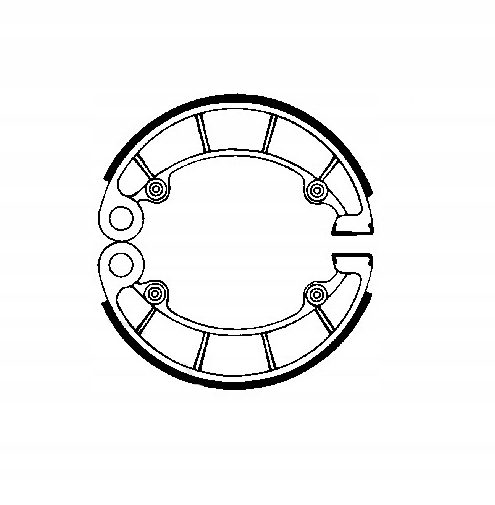 Brzdové Čeľuste Ebc Pre Motocykel Honda Vt 750 Honda VT750 1987-2016