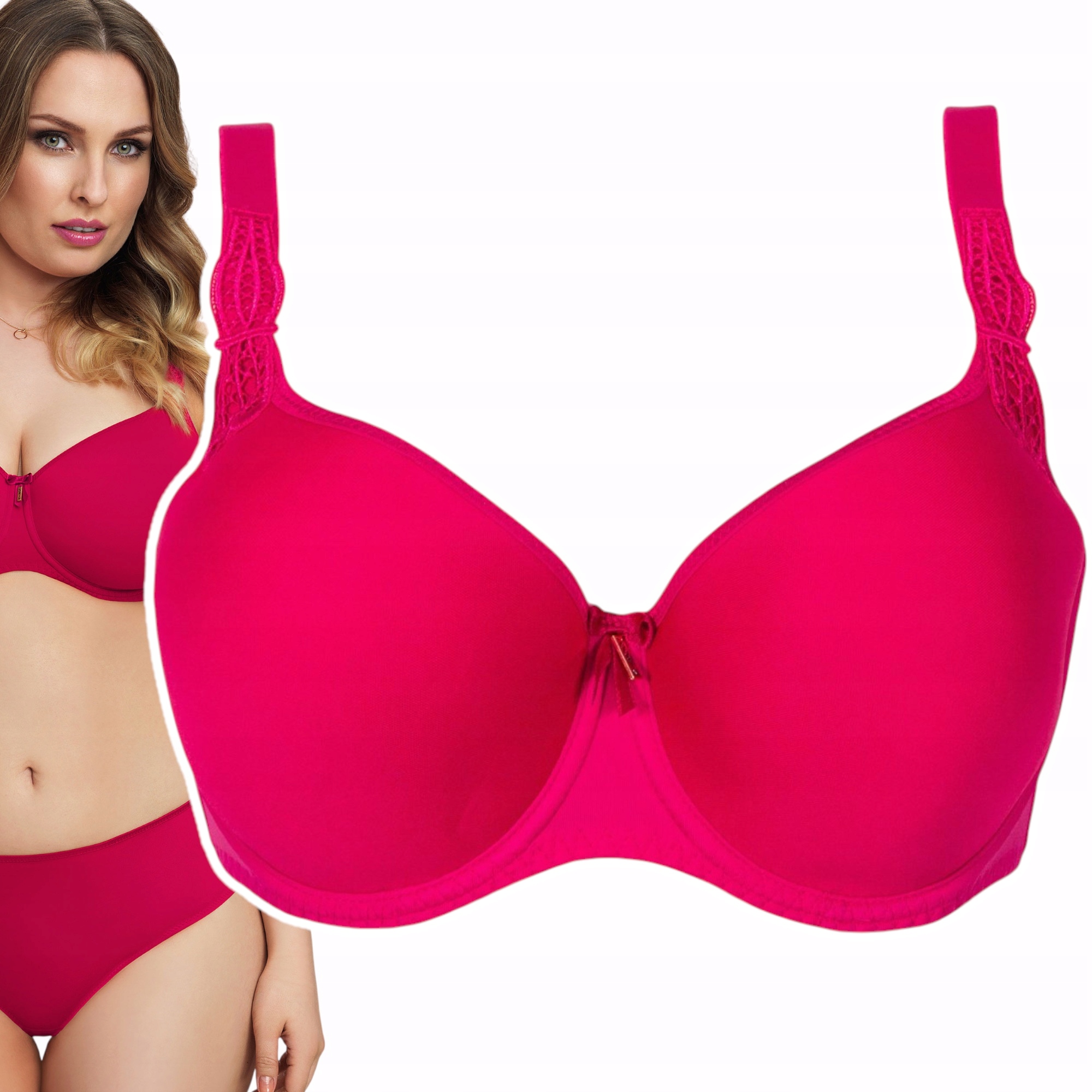 Podprsenka Corin Virginia 17871 G 80 Rubínová Polovyztužená Podprsenka