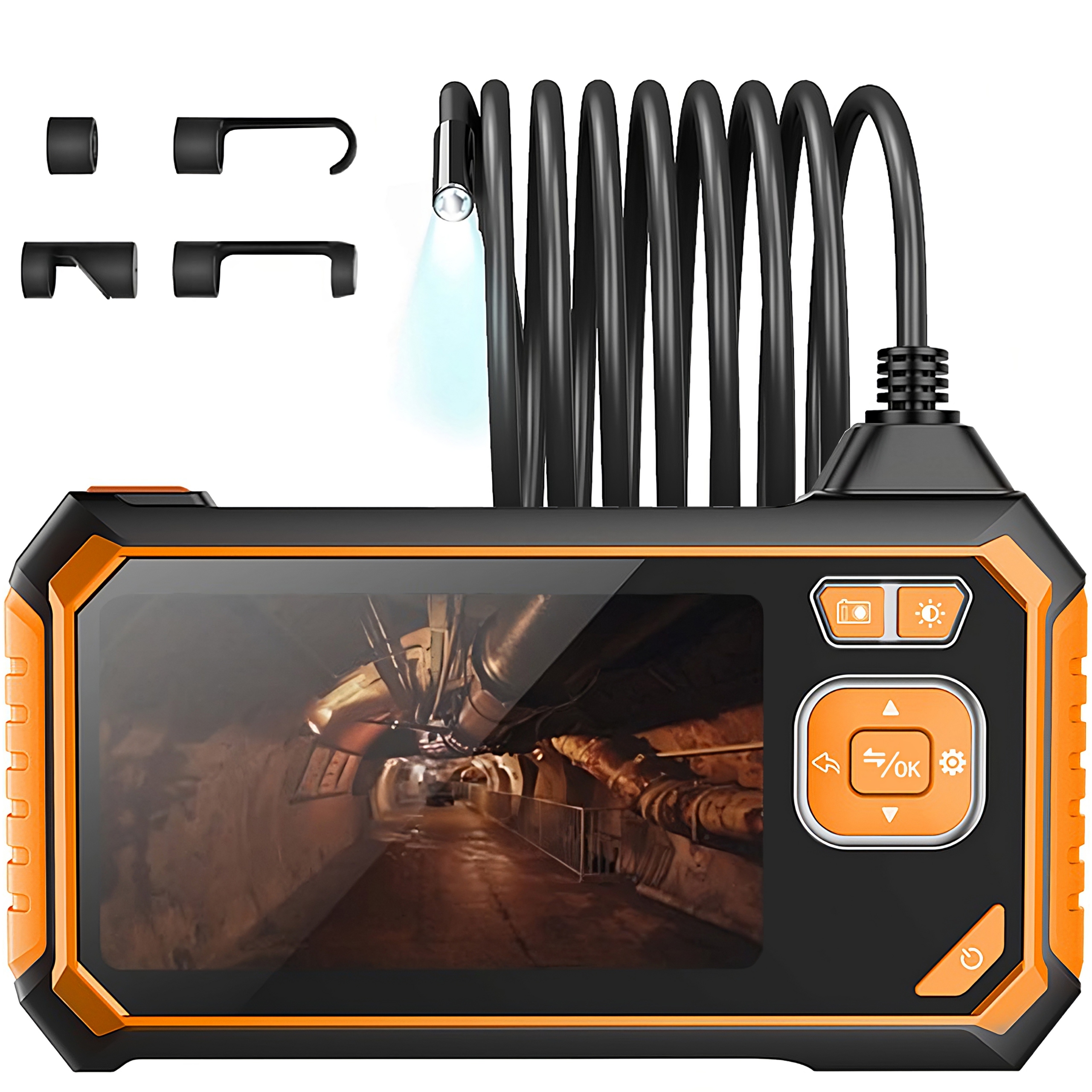 KAMERA INSPEKCYJNA ENDOSKOP 3M 7 LED 2X FULL HD Marka inna