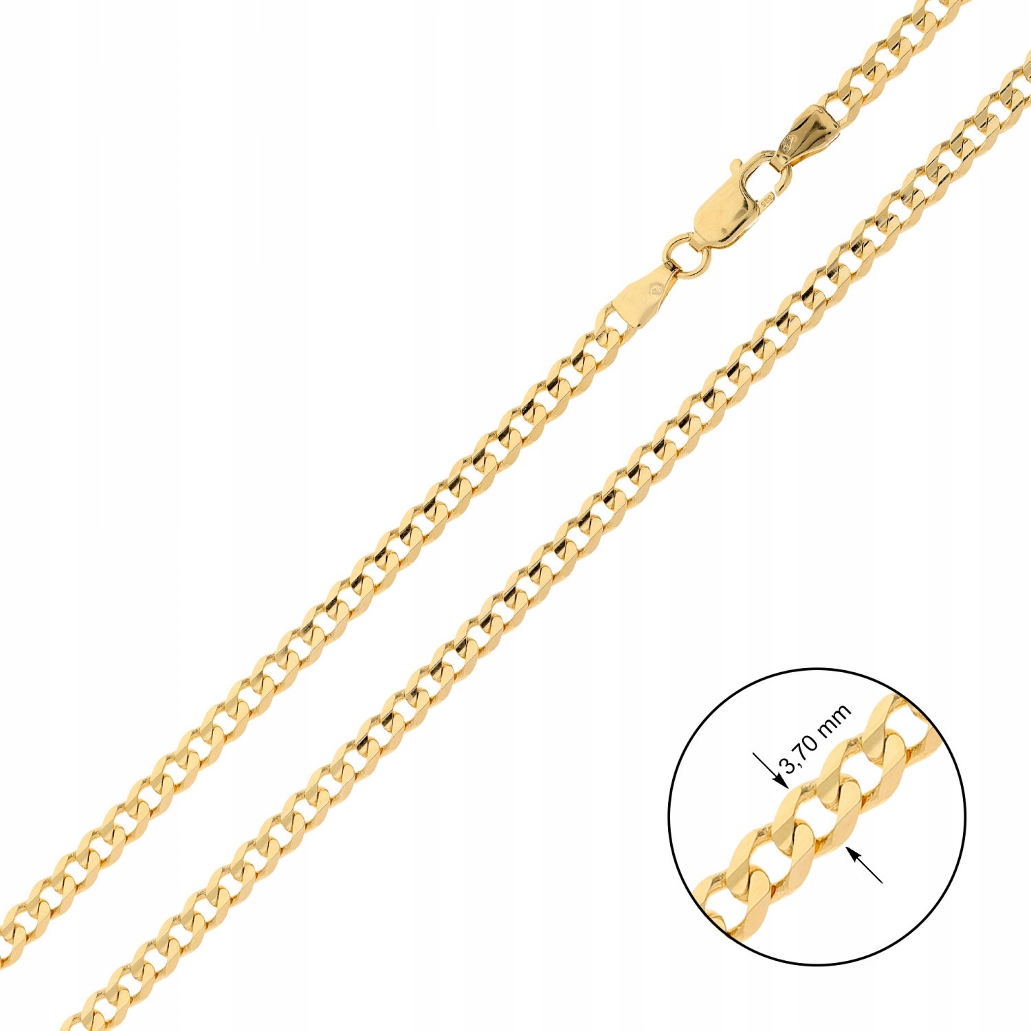 Řetízek Harf Zlato 585 pancíř 50 cm