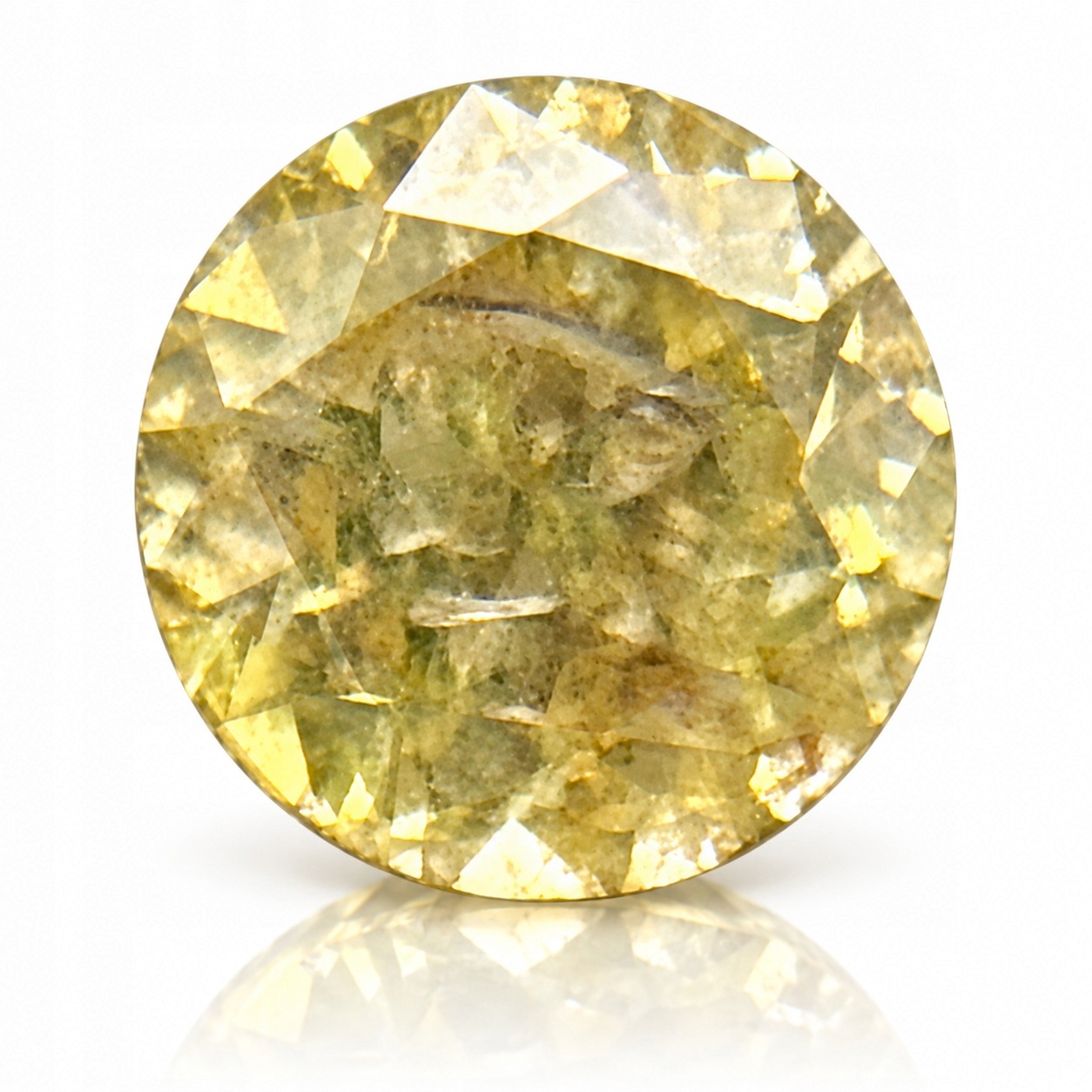 Přírodní diamant 0.03 ct Žlutý Briliant certifikát Wbd