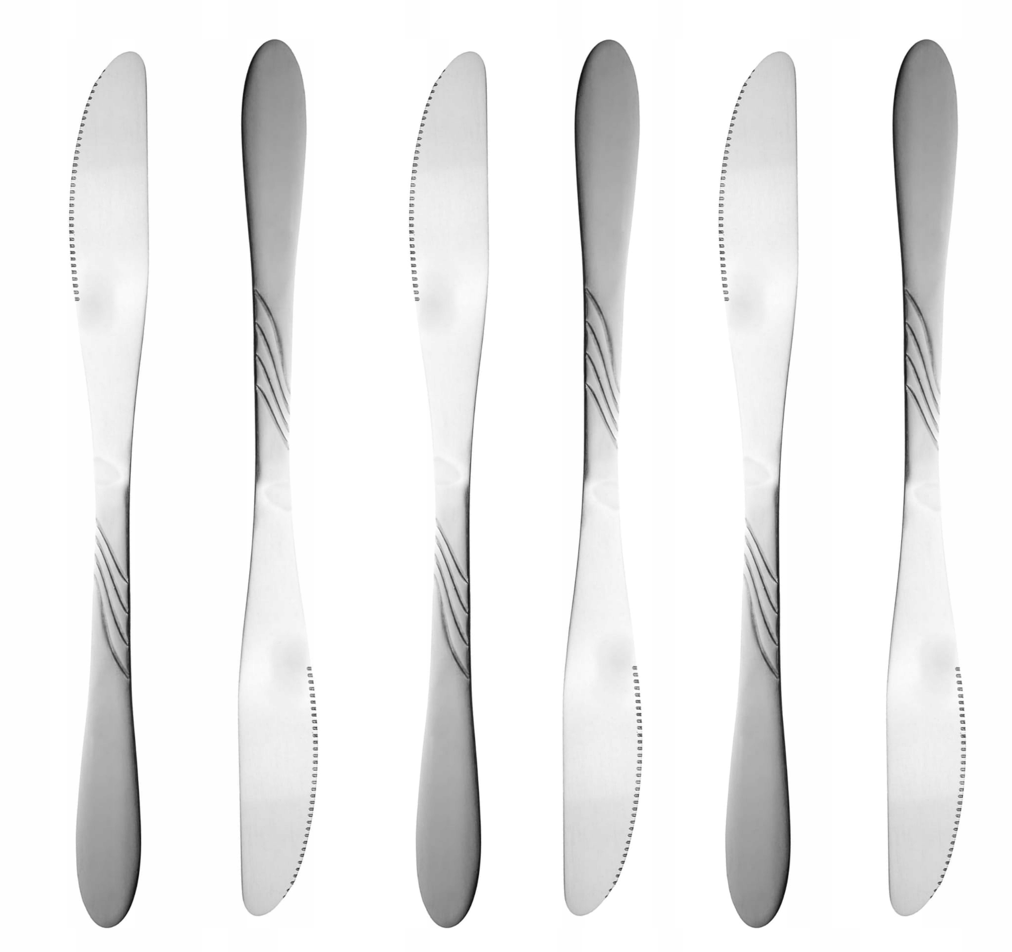 

Nóż Stołowy Noże Stołowe 21cm Sztućce 6 Szt