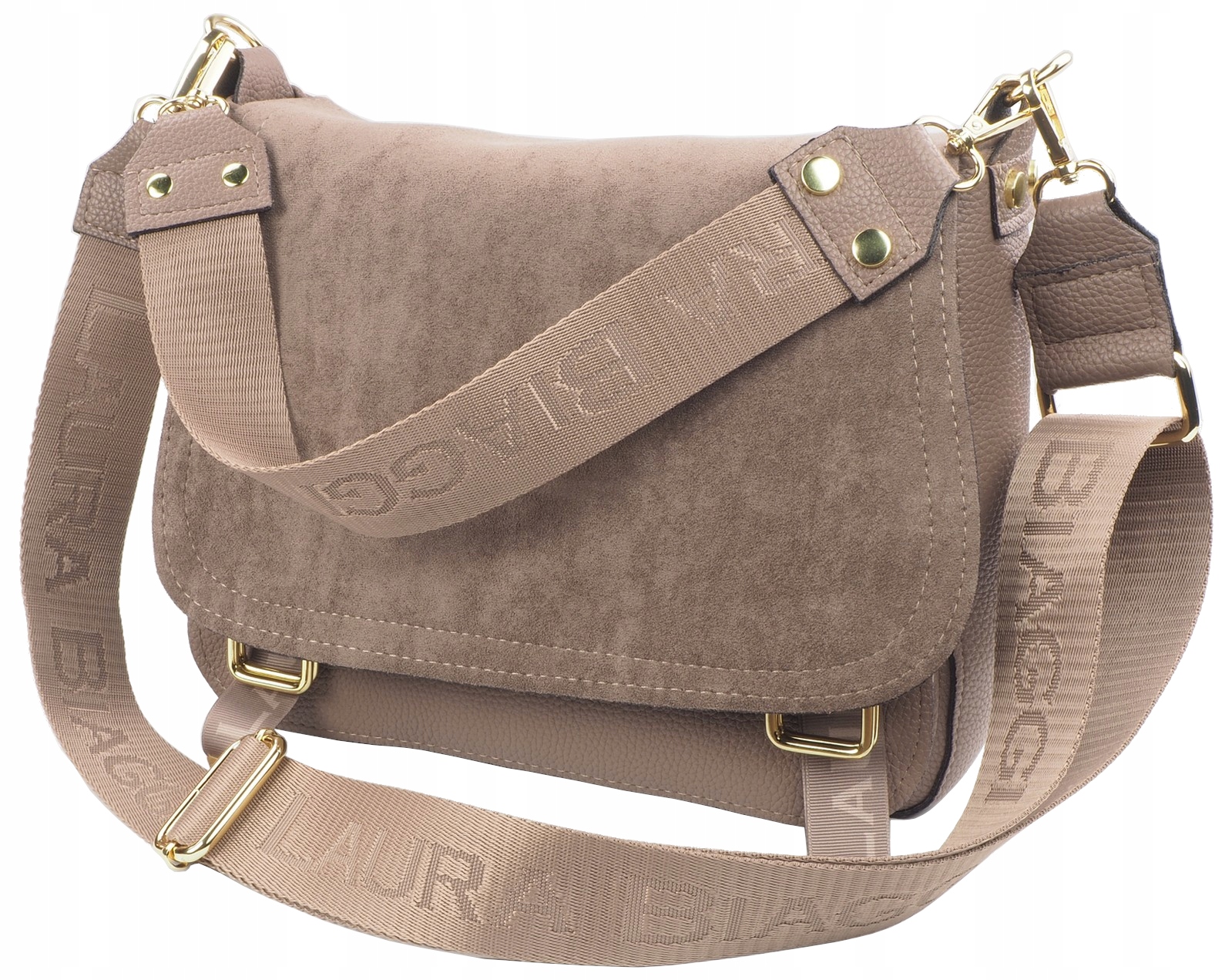 Laura Biaggi Damska Torebka Modna Pojemna Reporterka Listonoszka