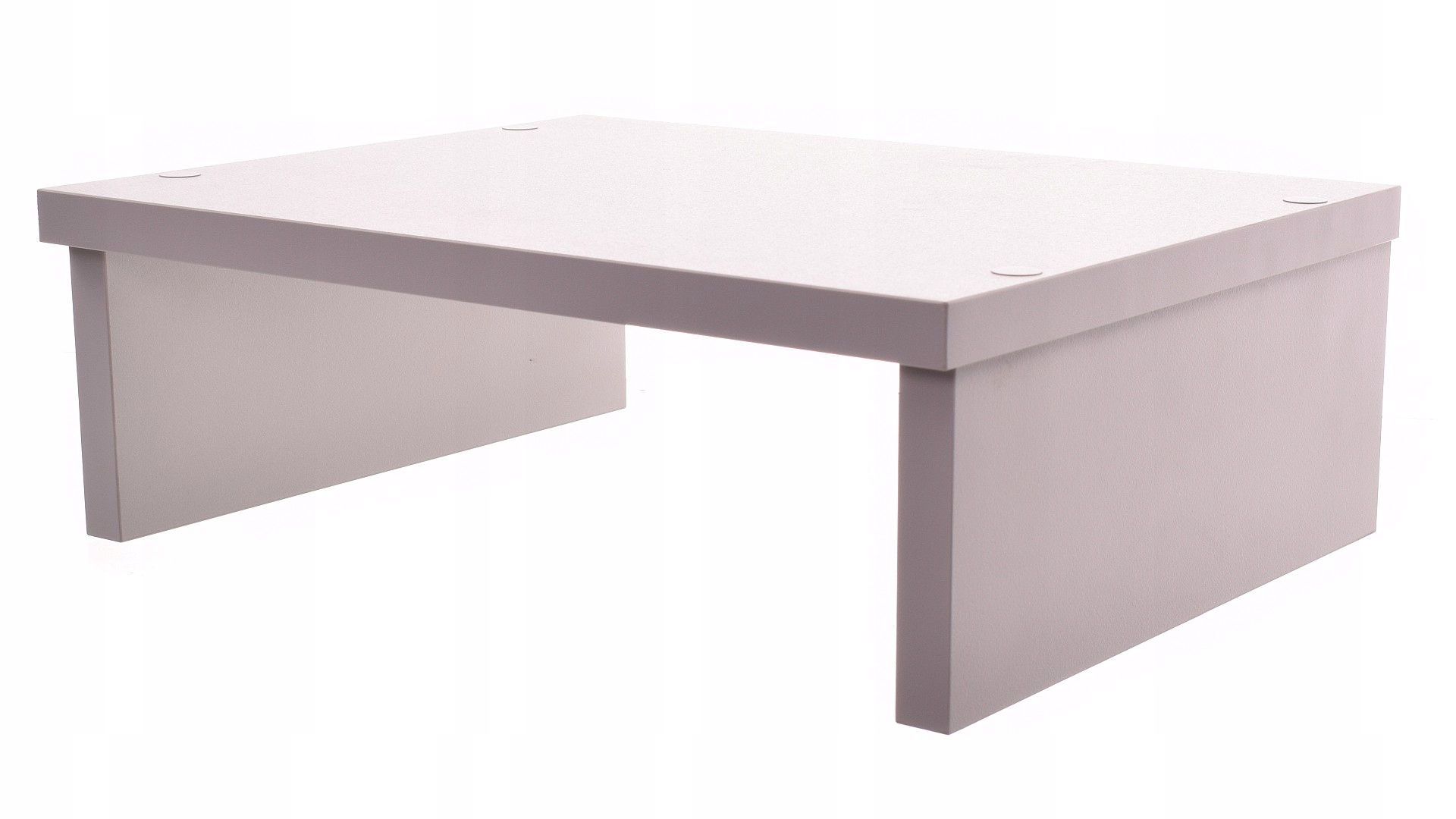 Podstawka półka pod monitor dekoder tv JASNO SZARA