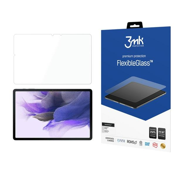 Hybridní Sklo 3MK FlexibleGlass pro Galaxy Tab S7+ Plus/S8+ Plus 12.4
