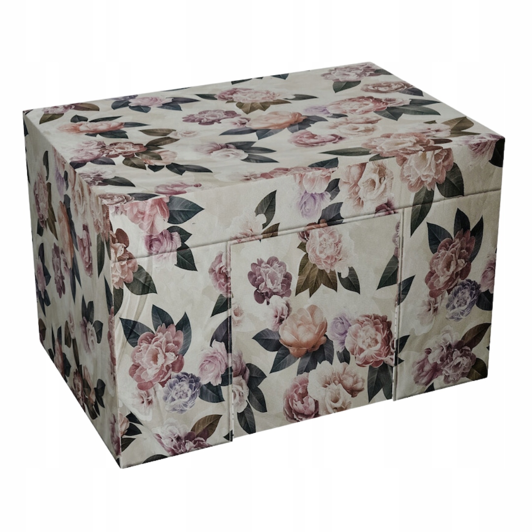 Levně salto_nat Obal na kenelovou klec White Rose, vel. S cca 65x45x45 cm