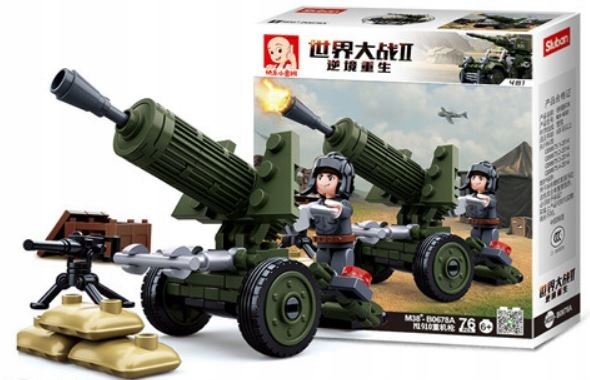 

Klocki Sluban Karabin Maszynowy Przeciwlotniczy