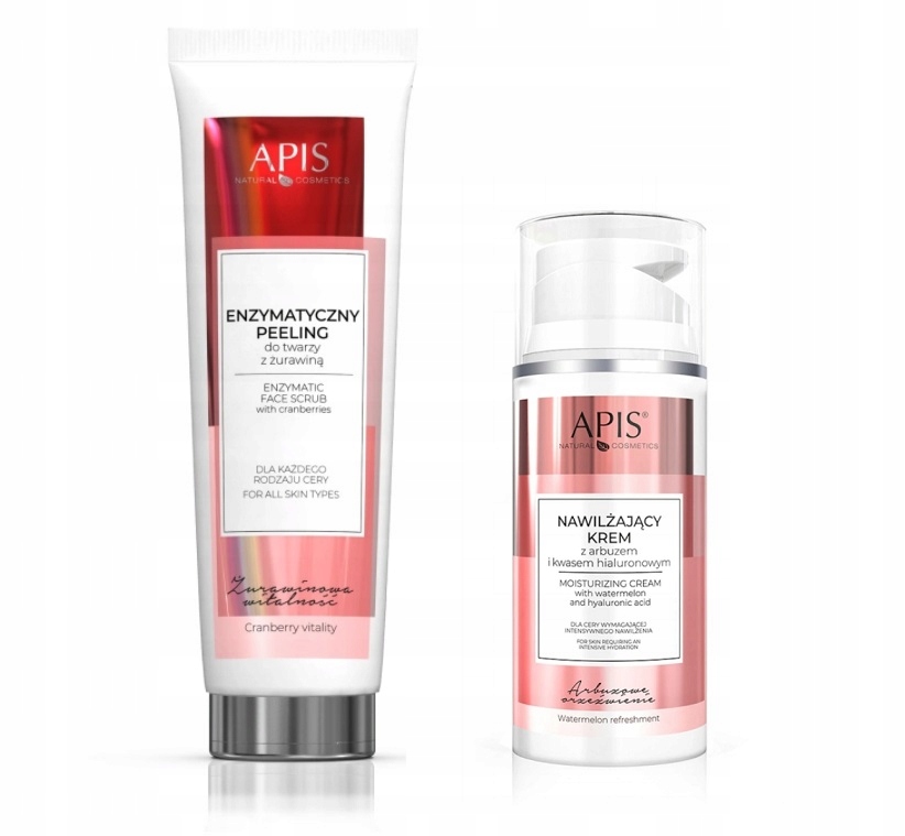 

Zestaw do twarzy peeling enzymatyczny i krem Apis