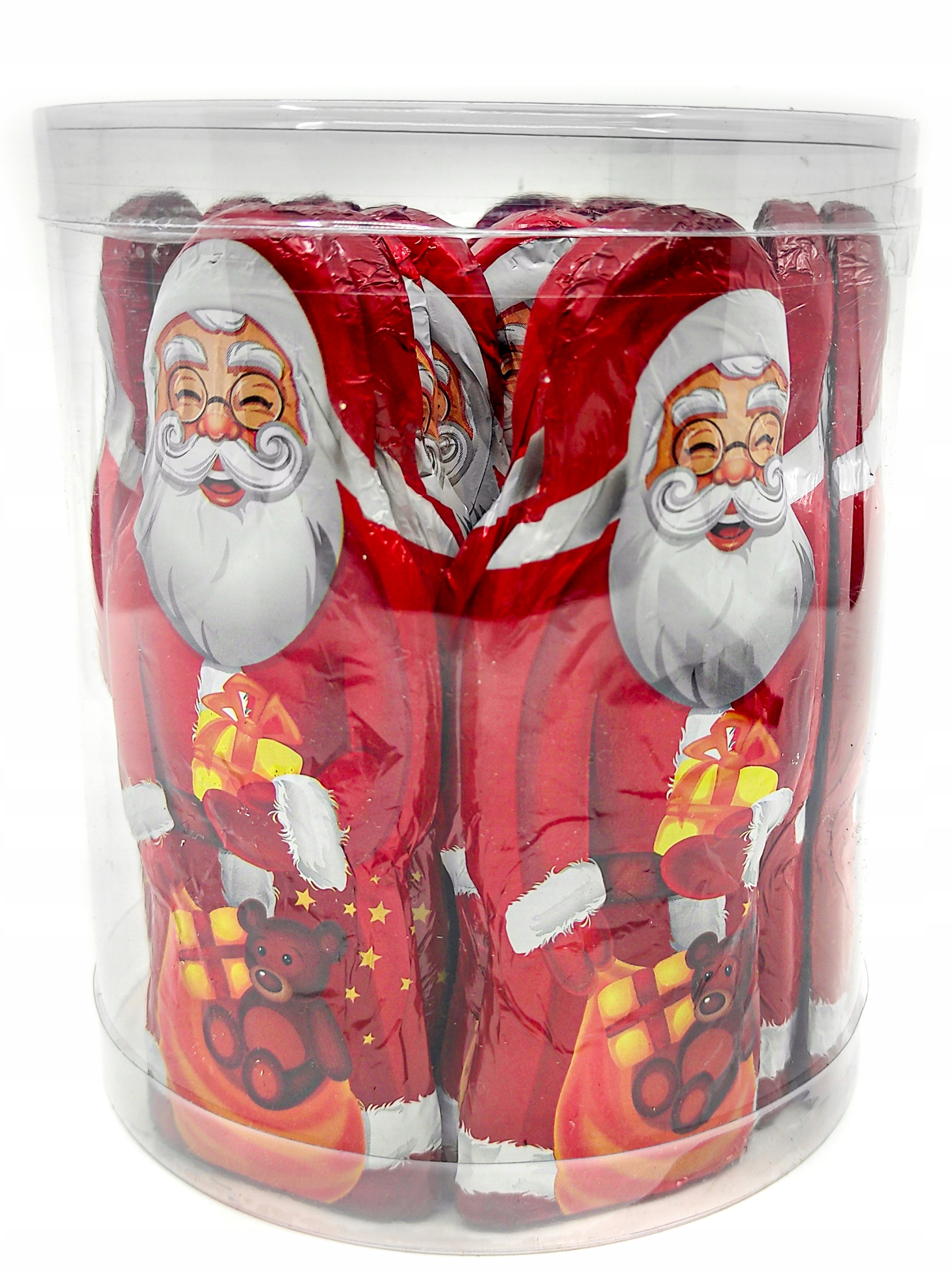 Mikołaj Czekoladowy Figurka Płaska Boże Narodzenie 45g x 24szt