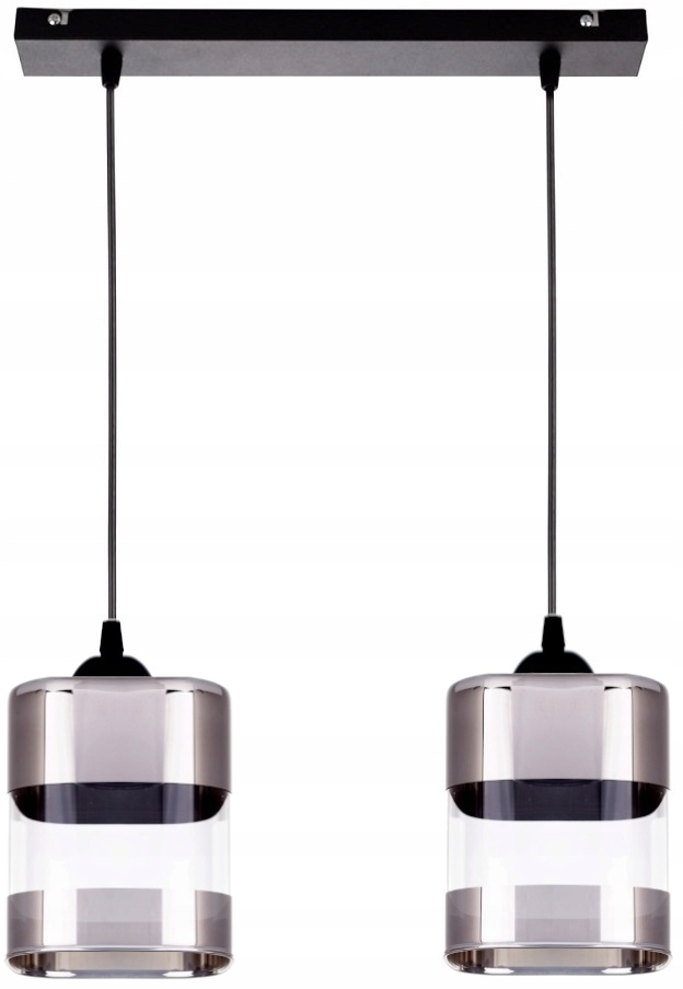 

Szklana Lampa Wisząca Sufitowa Żyrandol Plafon Led